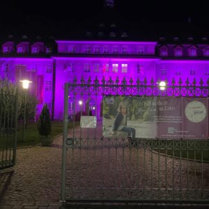 Beleuchtung anlässlich des WORLD SANFILIPPO AWARENESS DAY vom 16.11.2025